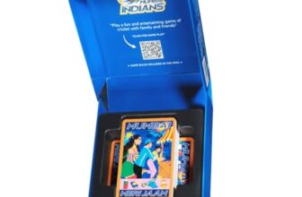 Parksons Cartamundi Private Limited-Mh Mumbai Indians – Twin Pack Playing Cards – Bridge Size