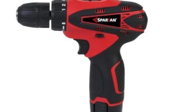 Spartan Cordless Drill Kit, Double 12V 2.0Ah Lithium-Ion Battery(Running Upto 30Min) With Led, Keyless Chuck, Charger & Carrying Case, Suitable For Wood, Metal, Aluminium(Pack Of 1)