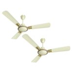 Havells 1200Mm Astura Energy Saving Ceiling Fan (Bianco Bronze, Pack Of 2) 1 Star