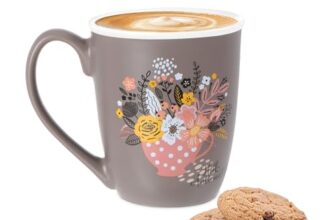 Treo By Milton Anthos Ceramic Mug, 1 Piece, 380 Ml, Grey