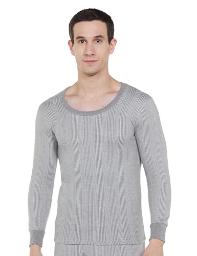 Fort Collins Men’S Regular Fit Thermal Topwear (Ihmt903Fc_Grey Melange L)