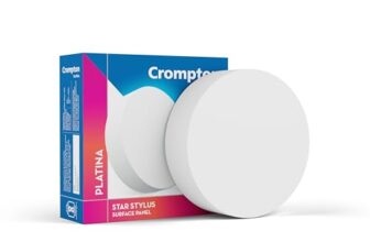 Crompton Platina Star Stylus Surface Panel 18W Led Round (Pack Of 1, Natural White)