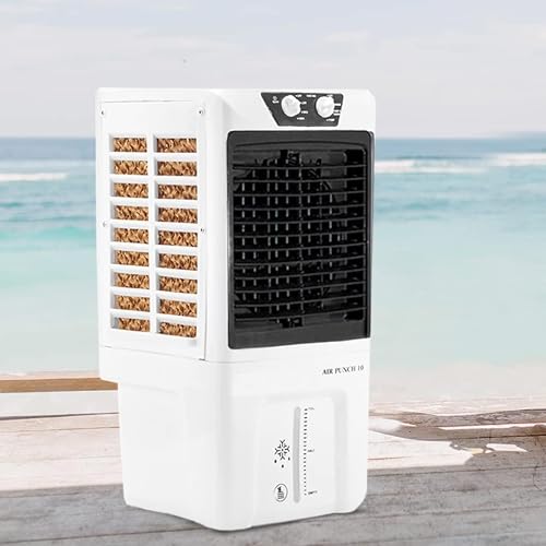 Baeye 27L Personal Air Cooler With Anti Bacterial Honeycomb Pads, 3Rd Turbo Fan, Powerful Air Throw With Auto Swing – Black & White (Leh 27L)