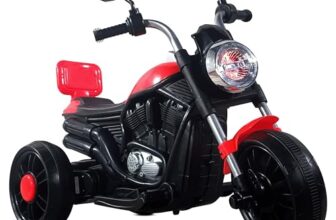 Kidsmate X-Power Ultimate Fun Electric Bike For Kids | 6V 4Ah Battery, Dual Suspension With Led Lights & Comfy Backrest | Battery Bike For Kids For Ages 1-5 Years