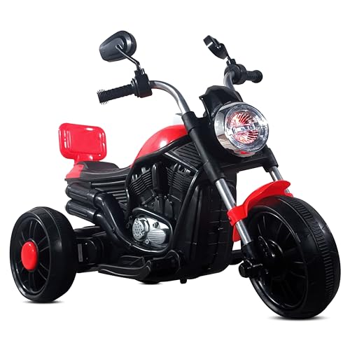 Kidsmate X-Power Ultimate Fun Electric Bike For Kids | 6V 4Ah Battery, Dual Suspension With Led Lights & Comfy Backrest | Battery Bike For Kids For Ages 1-5 Years