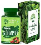 Vruksha Vitals Vitamin B Complex 100% Rda – 200 Tablets/Capsules – B Vitamins Supplement (B1, B2, B3, B5, B6, B7, B9, B12)