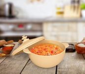 Milton Micro 1000 Plastic Casserole, 1000 Ml, Ivory