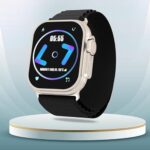 Innomax Imx Horizon 2.01″ Always-On Display Smart Watch With Advanced Bluetooth Calling, 650 Nits Brightness, Spo2, Upto 100 Sports Mode Ip67 Rating, Voice Assistance(Gold & Black)