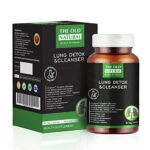The Old Natural 19 In 1 Lungs Detox For Smokers & Pollution 60 Veg Tablets With Marshmallow Leaf Extract Quercetin, Stinging Nettle, Vasaka, Asparagus, Zingiber Officinale – Removes Tar & Mucus From Lungs I Clinically Proven Formula For Lung Detox (Pack Of 1 – 60 Tablets)