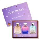 Just Herbs Pure Fragrances Refreshing & Energising Trio Perfume Set Of 3 – 50Ml Eau De Parfum – 150 Ml(For Men & Women)