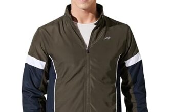 Amazon Brand – Symbol Men’S Sports Jacket Windbreaker (Sjk-05-Olive-M_Olive_M)