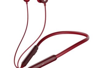 Boat Rockerz 195 Pro Bluetooth Wireless In-Ear Neckband W/Up To 20 Hrs Playtime, Enx Tech, Integrated Controls, Bt V5.3 W/Dual Pairing, 40 Ms Low Latency Beast Mode, Asap Charge(Maroon Maverick)