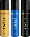 Bellavita Legend, Gold Dust & Voyage Deo Parfum Combo|3X150Ml|Long Lasting Body Spray| Body Spray – For Men & Women(450 Ml, Pack Of 3)