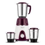 Bajaj Rex Mixer Grinder 500W|Mixie For Kitchen With Nutri-Pro Features|3 Ss Mixer Jars For Heavy Duty Grinding|Adjustable Speed Control|Multifunctional Blade System|2 Year Warranty By Bajaj|Purple