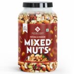 Nature Purify Premium Mixed Dry Fruit Healthy Mixed Nut Dried Almonds, Black Raisins, Cashewnuts, Raisins, Apricot & Many More. (500G)