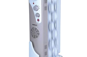 Havells Ofr 5 Wave Fins With Fan 1400 Watt (Beige),Ghrofbxc140