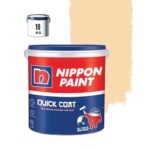 Nippon Paint Quick Coat Interior Emulsion Paint – 10 Kg (Alcove Ivory)-Quick Drying, Good Coverage, Low Voc-Paint For Wall, Living Room