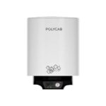 Polycab Celestia 5-Star 15L Water Heater (Geyser) | Free Installation | 5-Yr Tank & 2-Yr Product Warranty | Temperature Control Knob | Enhanced Safety, Rust Proof Tank | Efficient Heating【White】