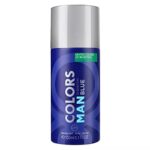 United Colors Of Benetton Man Blue Lemon Deodorant Body Spray For Men, 150Ml
