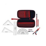 Reynolds Zinc Geometry Box | Instrument Box | Pencil Box | Rust Resistant Instruments, Multicolor