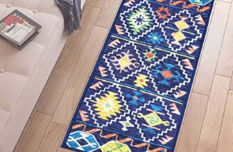 Status Contract 3D Printed Vintage Persian Bedside Runner Carpet Rug Anti Skid Backing For Home/Kitchen/Living Area/Office Entrance (56 X 140 Cm, Multi) Pack Of 1, Polyester