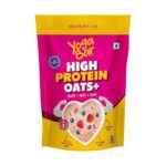Yogabar High Protein Oats 850Gm, Fruit & Super Seeds | 23G Protein, Breakfast Cereals Oatmeal For Weight Management | Complete And Pure Protein Blend With Whey + Soy