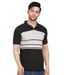 Scott International Men’S Rich Cotton Regular Fit Striper Polo T-Shirt | T-Shirts For Men | Collar T Shirts | Polo T Shirts For Men | Tshirt For Men Stylish | Men’S Tshirt | Half Sleeves T Shirt