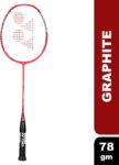 Yonex Nanflare 001A Red Strung Badminton Racquet(Pack Of: 1, 78 G)
