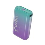 Urbn 10000 Mah Nano Power Bank Juice Box Edition With Ev-Batteries | 20W Fast Charging | Smallest Power Bank | Type C Pd (Input& Output) | Made In India | Dual Output | (Grape Ice)