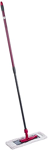 Amazon Brand – Presto! Microfibre Flat Mop For Wet And Dry Floor Cleaning