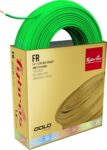 Fybros Pvc Insulated 1.5 Sq Mm Wire| Multistrands Flame Retardant Green Copper Wires & Cables| Cables For Wiring | 1.5 Sq Mm Green Wire 90 Meter| Industrial Wire Cable| Electrical Wire