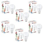 Bajaj Ivora Hb Led Lamp 9W | Cool Day Light-6500K B22 | Ir Free | Uv Free | Environment Friendly | Energy Efficient | 3.5 Kv Surge Protection | Open Circuit Protection (Pack Of 6) | 1 Yr Warranty |