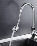 Rylan Sink Faucet Sprayer Attachment 360 Rotatable Kitchen Tap Head Replacement,Anti-Splash Faucet Nozzle Head With Hose And Universal Connector, 6.5 X 10 X 1 Inch, Silver