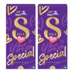 Cadbury Dairy Milk Silk Valentine’S Heart Blush Chocolate Bar Gift Pack, 250 G (Pack Of 2)