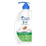 Head & Shoulders 2-In-1 Cool Menthol Anti Dandruff Shampoo + Conditioner For Women & Men, With Almond Milk (650 Ml)
