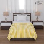 Status All Season Multipurpose Polar Fleece/Summer Ac Blanket/Single Bed Blanket/Light Weight Blanket (Yellow)