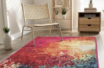 Status Contract 3 X 5 Feet Multi Printed Vintage Persian Carpet Rug Runner For Bedroom/Living Area/Home With Anti Slip Backing