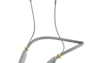 Boat Rockerz 235 Pro Wireless Bluetooth Neckband Earphone, Upto 20 Hrs Of Playtime, Beast Mode, Low Latency, Ipx5 Water & Sweat Resistance, Enx Technology, Bluetooth V5.2(Ash Grey)