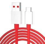Sounce 2 Meter 80W Charging Cable Usb To Type C Warp Charger Supervooc/Dash Fast Charge Cable For Oneplus 11,11R,10 Pro,10R,10T,9Rt,9R,8R,8T Charge Cable For 6/6T/7/7T,Nord,Ce2 Lite 5G,Ce 3 5G, Red