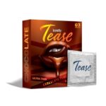 Kindly Tease Ultra Thin Chocolate Flavour Condoms For Men, Pack Of 3 – Extra Sensitive,0.05 Mm Thin For Skin Like Feel, Paraben Free, Safe & Comfortable Protection