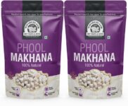Wonderland Foods Phool Makhana Healthy Snacks | Rich Calcium Phool Makhana(200 G, Pack Of 2)
