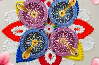 Pure Source India Decorative Terracotta Handmade Design Diya Suitable For Diwali, Festive Occasion, Pooja/Mandir/Temple (3 X 3.5 X 1 Inch) (Multicolour) (8 Pcs)
