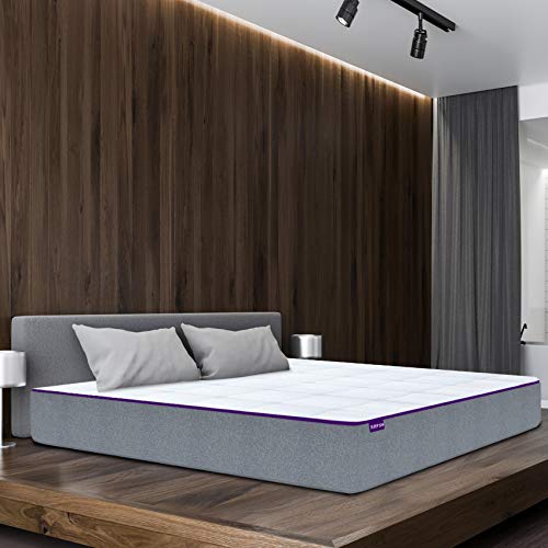 Coirfit Sleep Spa Aer Queen Size 5 Inch Memory Foam Mattress With Bamboo Fabric (78X60X5,White)