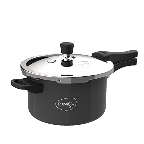 Pigeon By Stovekraft Special Aluminium Pressure Cooker Combo With Outer Lid Gas Stove Compatible 2, 3, 5 Litre Capacity For Healthy Cooking (Silver)