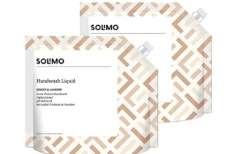 Amazon Brand – Solimo Liquid Handwash, Refill Pouch | Honey & Almond | 3 Litre | 1500 Ml X 2 | Fights Germs | Ph-Balanced Formula | No Added Triclosan & Parabens