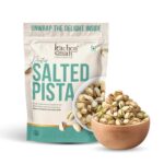 Kitchensmith Salted Roasted Pista 250 Gm | California Pistachios, Pista Dry Fruit, Tasty & Healthy Inshell Pistas| High In Protein | Gluten Free (With Shell, Air Tight Pouch)