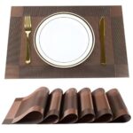Heat-Resistant Pvc Placemats For Kitchen And Dining Table, Washable Stain-Resistant Anti-Skid Vinyl Dinner Mats – Durable Table Mats For Everyday Use(45X30Cm) (4)