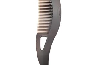 Press-On Dandruff Comb For Scalp Flake Removal | Hollow Tooth Hairbrush For Scalp Massage | Reduces Itching & Oil | Unisex Hair Care Comb