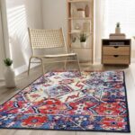 Status Contract 3 X 5 Feet Multi Printed Vintage Persian Carpet Rug Runner For Bedroom/Living Area/Home With Anti Slip Backing, 55 Centimeters