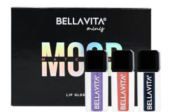 Bellavita Mini Lip Gloss Set Of 3 | 2Ml Each | Gift Set | Color Changing Based On Ph | Glossy Finish | Hydrating & Non-Sticky | Lip Gloss For Women | Gift Set For Women